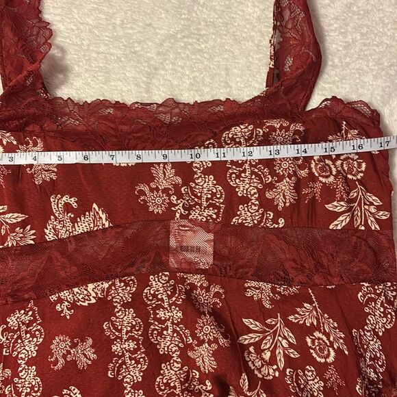 NWT Free People Intimately All Nighter Lacy trapeze nightgown. Sz M - Picture 14 of 15